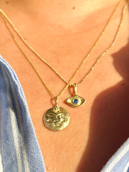 Moon Face Pendant