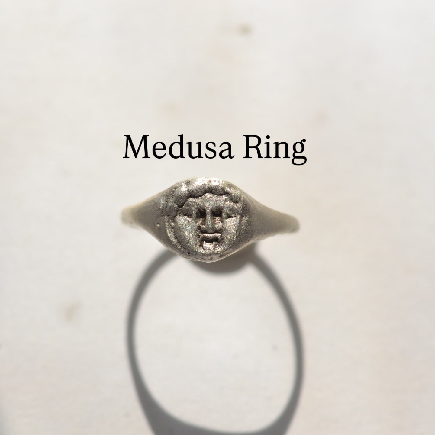 Medusa Ring in Silver