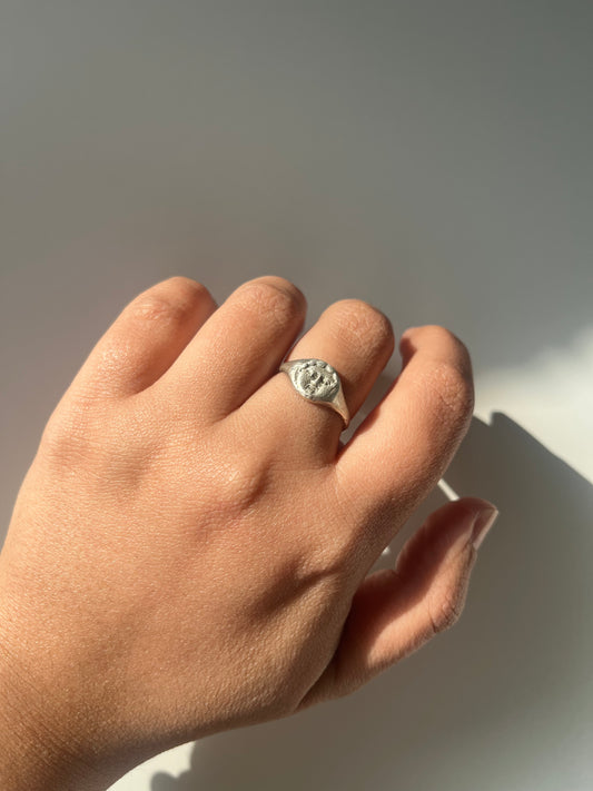 Medusa Ring in Silver
