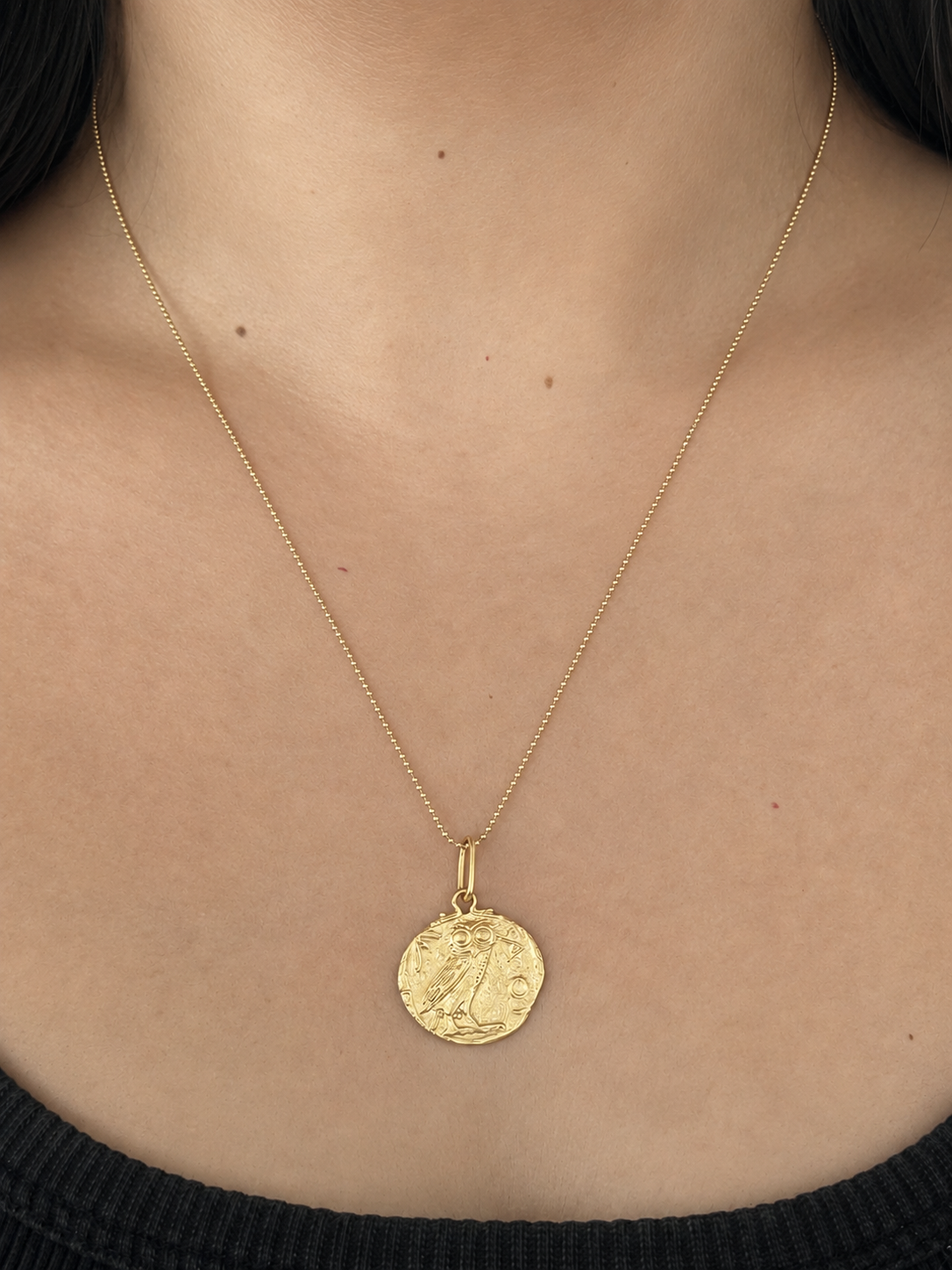 Athena's Owl Pendant