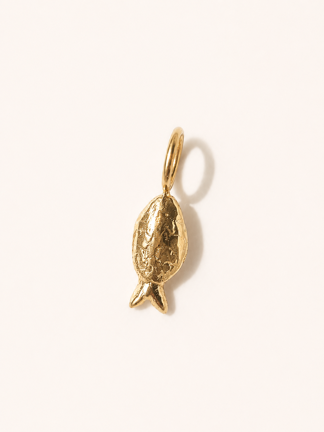 Fish Pendant in 14K Yellow Solid Gold