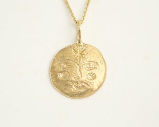 Moon Face Pendant