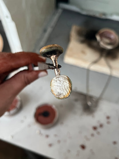 Apollo Coin Pendant in Silver